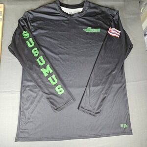 Susumu's Fishing Tackle XL The Sport Shirt UPF 40+ Sun Hawaiian Flag